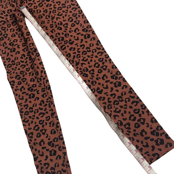 Wild Fable XS Brown & Black Leopard Print High-Waisted Leggings Stretchy new - Picture 8 of 9